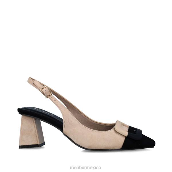 zapato casual elegante Menbur Alfarad beige mujer 04JD3015