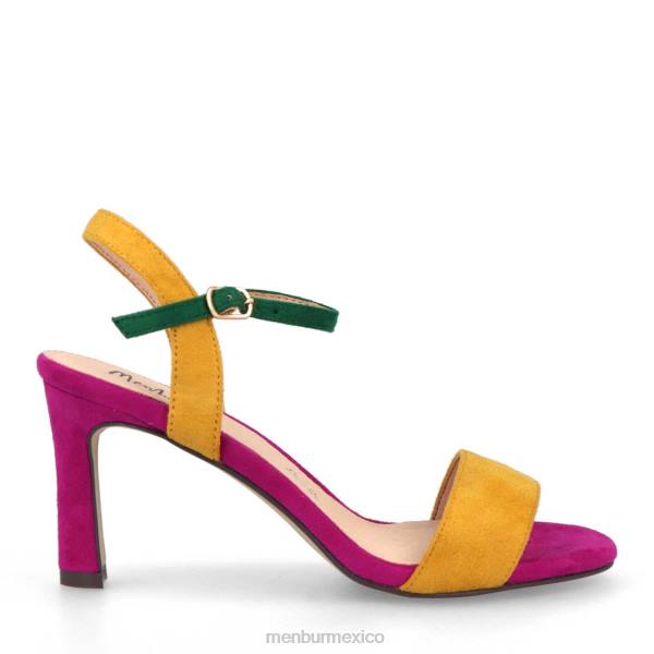 zapato casual elegante Menbur Bellussi amarillo mujer 04JD3584