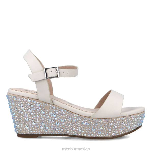 zapato casual elegante Menbur Blumau blanco mujer 04JD3627