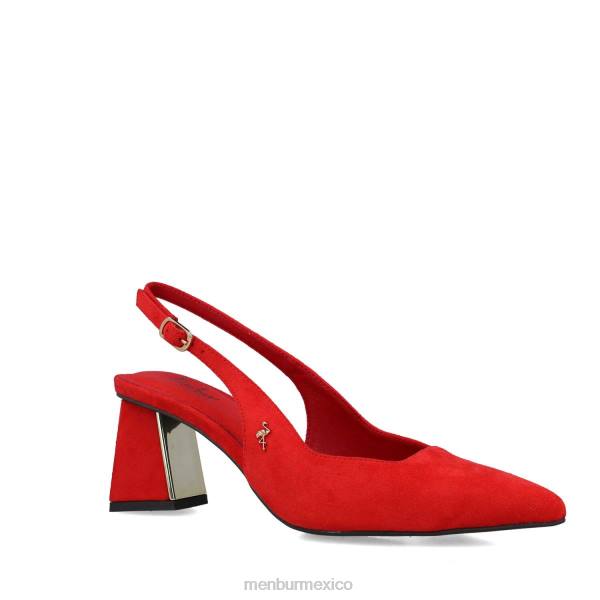 zapato casual elegante Menbur Virgo rojo mujer 04JD3479