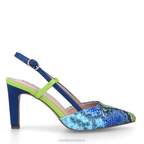 zapato casual elegante Menbur aúlpi azul medio mujer 04JD3520