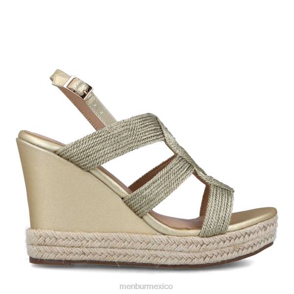 zapato casual elegante Menbur aireal oro mujer 04JD3217