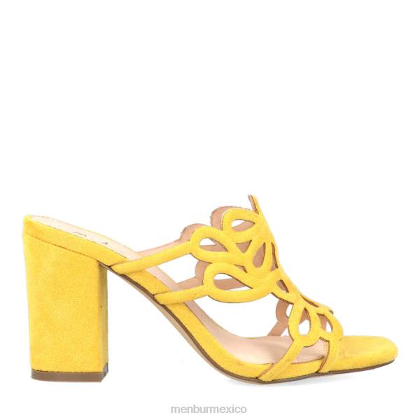 zapato casual elegante Menbur albones amarillo mujer 04JD307