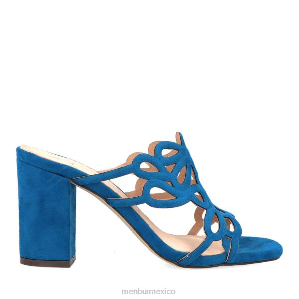 zapato casual elegante Menbur albones azul medio mujer 04JD3212