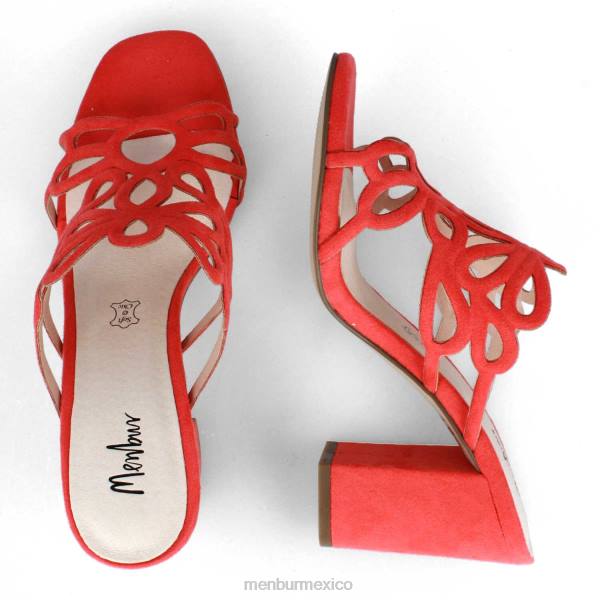 zapato casual elegante Menbur albones coral mujer 04JD3210