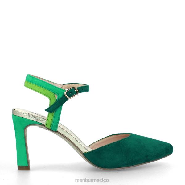 zapato casual elegante Menbur alezio verde mujer 04JD3514