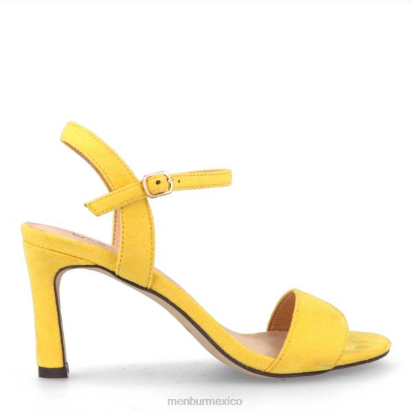 zapato casual elegante Menbur alfedena amarillo mujer 04JD336