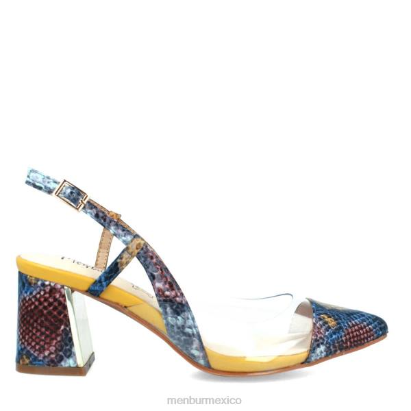 zapato casual elegante Menbur alme amarillo mujer 04JD3064