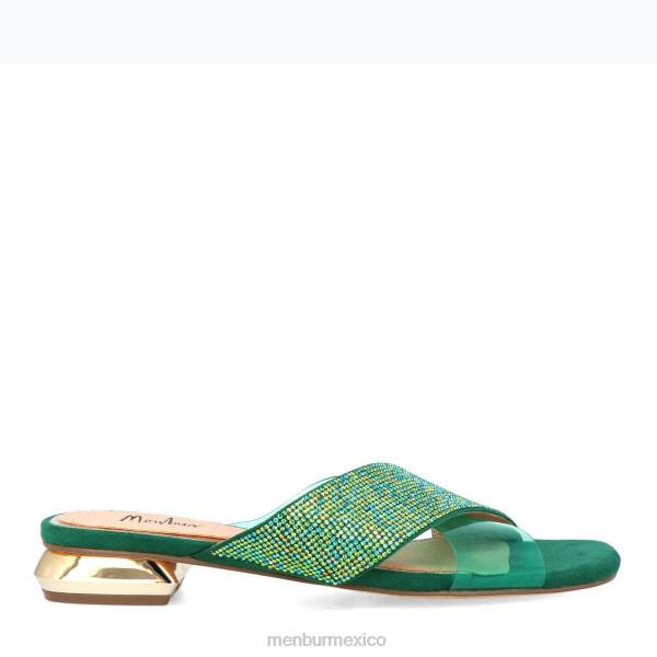 zapato casual elegante Menbur almese verde mujer 04JD3177