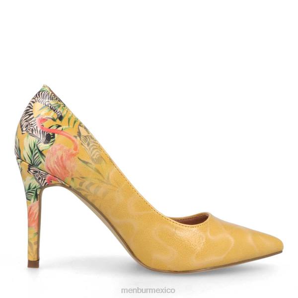 zapato casual elegante Menbur alvi amarillo mujer 04JD3364