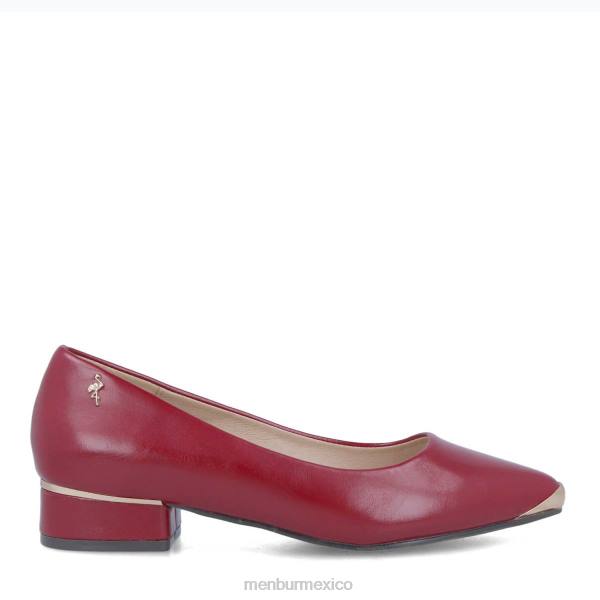 zapato casual elegante Menbur alzi rojo mujer 04JD3384