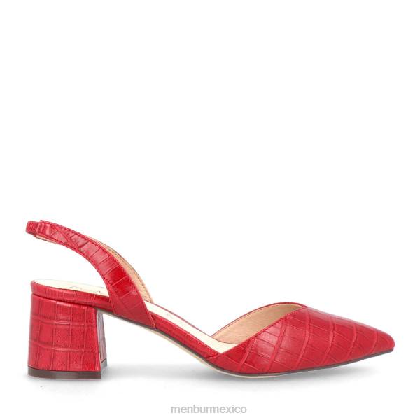 zapato casual elegante Menbur anela rojo mujer 04JD3068