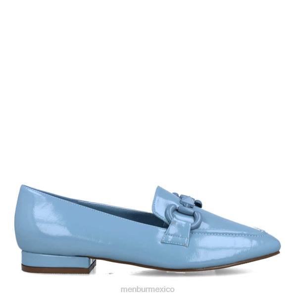 zapato casual elegante Menbur antares azul claro mujer 04JD3489