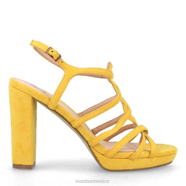 zapato casual elegante Menbur anterselva amarillo mujer 04JD3239