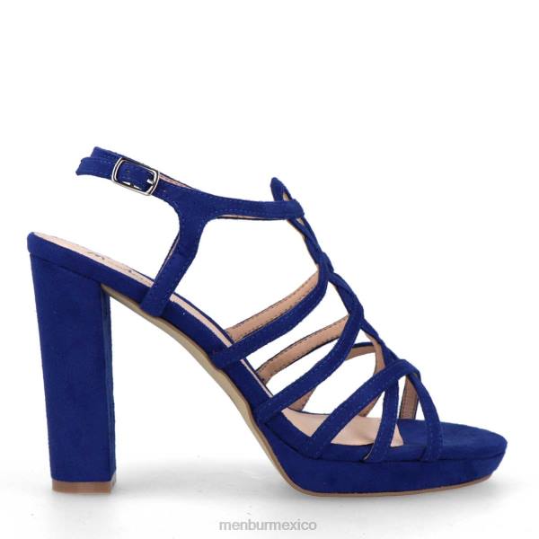 zapato casual elegante Menbur anterselva azul medio mujer 04JD323