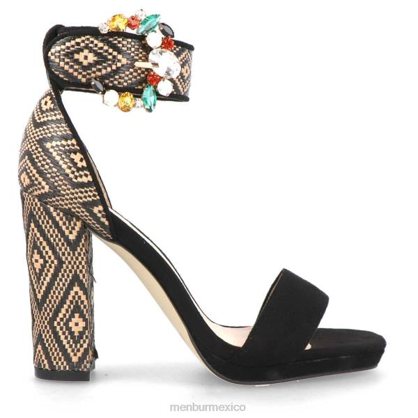 zapato casual elegante Menbur arola negro mujer 04JD212