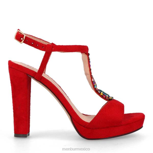 zapato casual elegante Menbur arsie rojo mujer 04JD3240