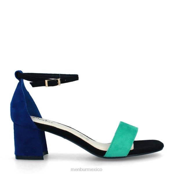 zapato casual elegante Menbur aschi azul medio mujer 04JD3609
