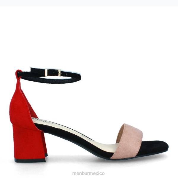 zapato casual elegante Menbur aschi rojo mujer 04JD3610