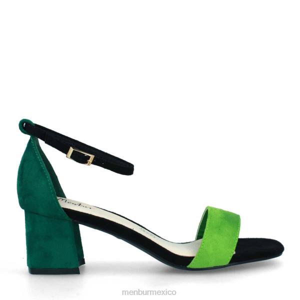 zapato casual elegante Menbur aschi verde mujer 04JD527