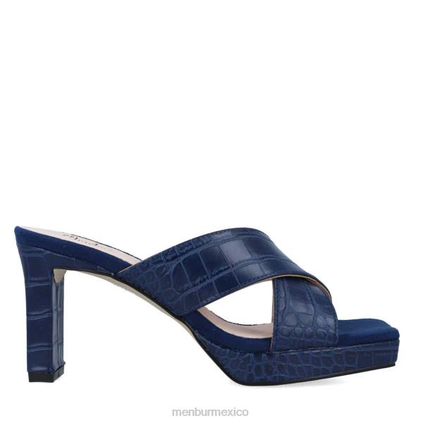 zapato casual elegante Menbur bajo azul oscuro mujer 04JD3510