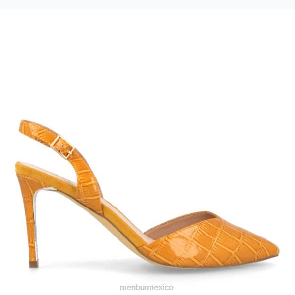 zapato casual elegante Menbur baricella amarillo mujer 04JD3350