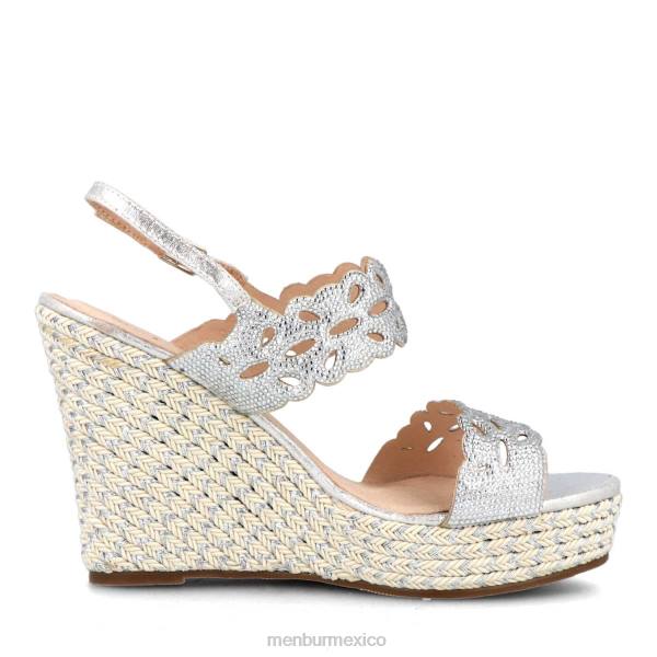 zapato casual elegante Menbur barlia plata mujer 04JD3570