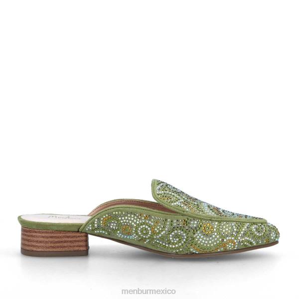 zapato casual elegante Menbur basílica verde mujer 04JD3144