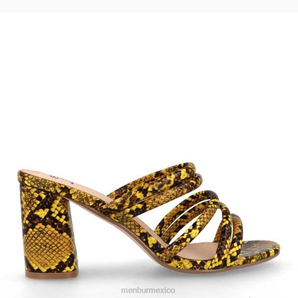 zapato casual elegante Menbur baschi amarillo mujer 04JD3163