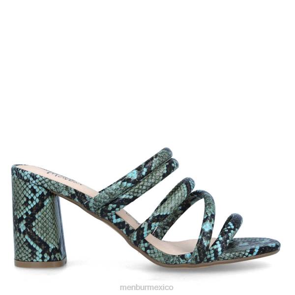 zapato casual elegante Menbur baschi verde mujer 04JD280