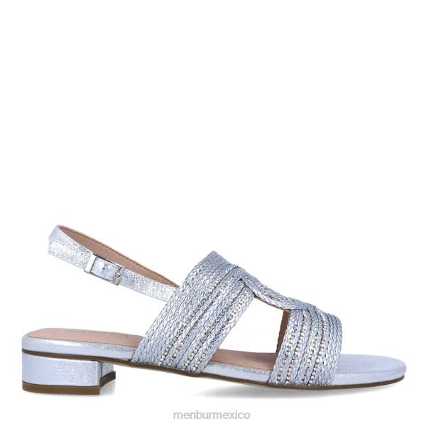 zapato casual elegante Menbur basiliano plata mujer 04JD3437