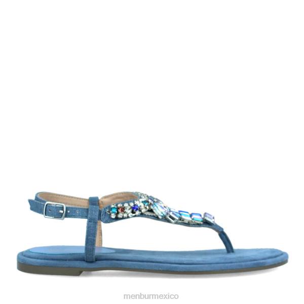 zapato casual elegante Menbur bazzano azul claro mujer 04JD467