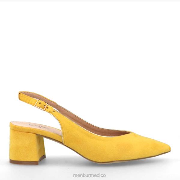 zapato casual elegante Menbur beinasco amarillo mujer 04JD3060