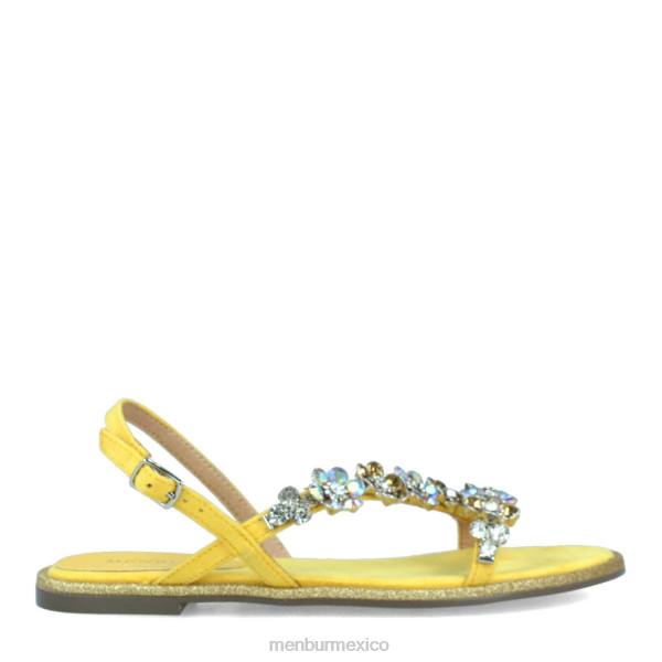 zapato casual elegante Menbur bergi amarillo mujer 04JD469