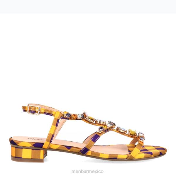 zapato casual elegante Menbur berioli amarillo mujer 04JD540