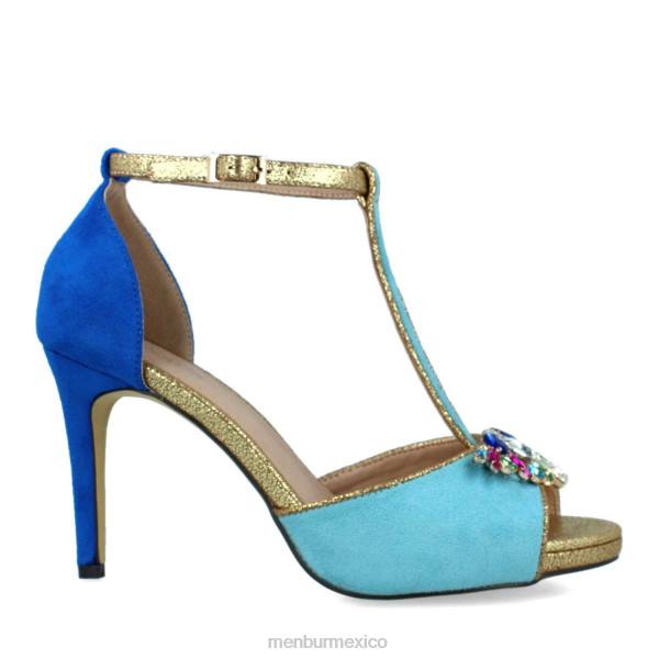 zapato casual elegante Menbur biauzzo azul medio mujer 04JD3083