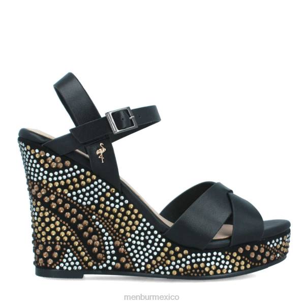zapato casual elegante Menbur birbesi negro mujer 04JD546
