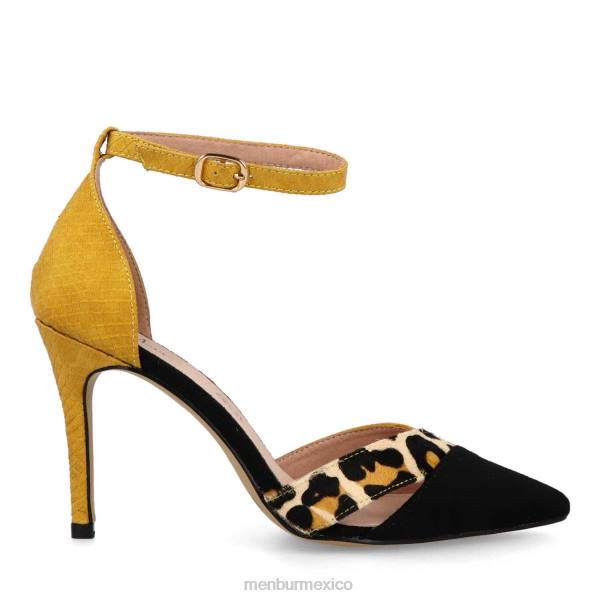 zapato casual elegante Menbur bisenti amarillo mujer 04JD510