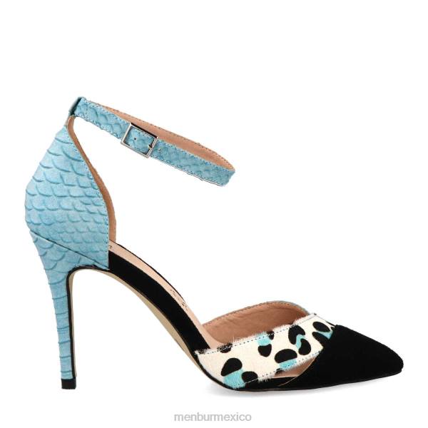 zapato casual elegante Menbur bisenti azul claro mujer 04JD3597