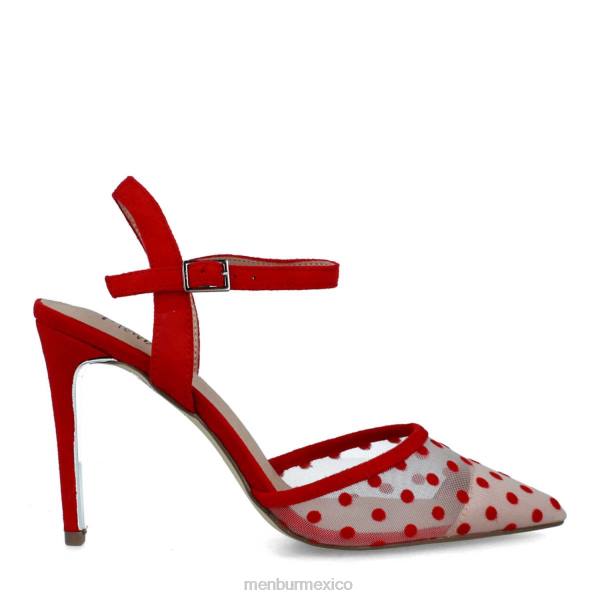 zapato casual elegante Menbur blavy rojo mujer 04JD3344