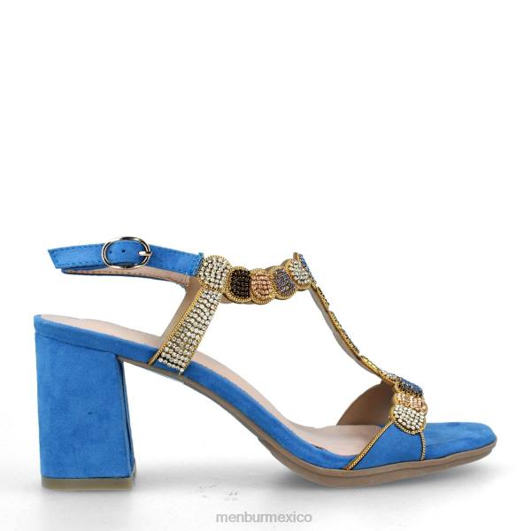 zapato casual elegante Menbur bolano azul claro mujer 04JD3576