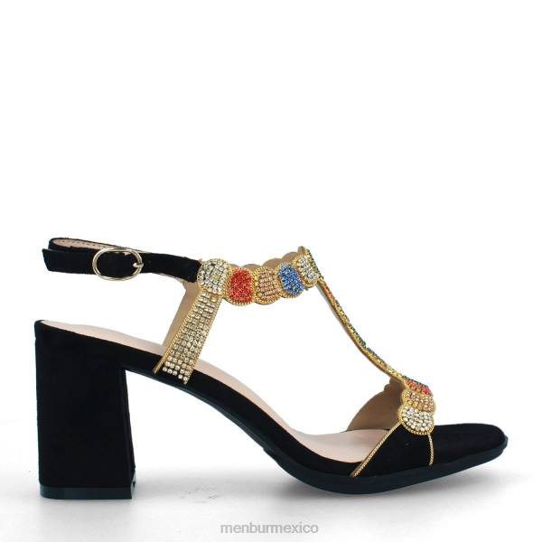 zapato casual elegante Menbur bolano negro mujer 04JD496