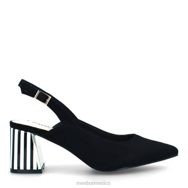 zapato casual elegante Menbur bonavicina negro mujer 04JD3059