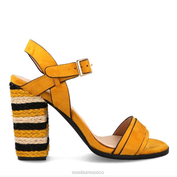 zapato casual elegante Menbur bonavigo amarillo mujer 04JD3562