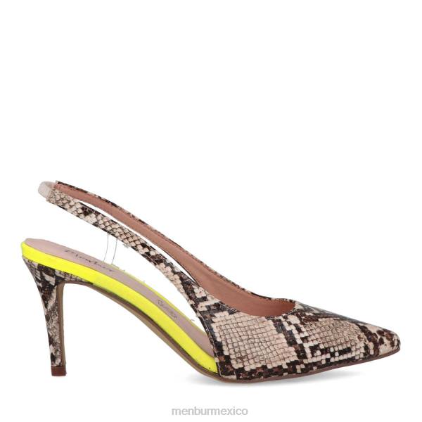 zapato casual elegante Menbur bonomo amarillo mujer 04JD376