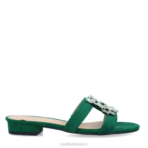 zapato casual elegante Menbur boscoriva verde mujer 04JD3148