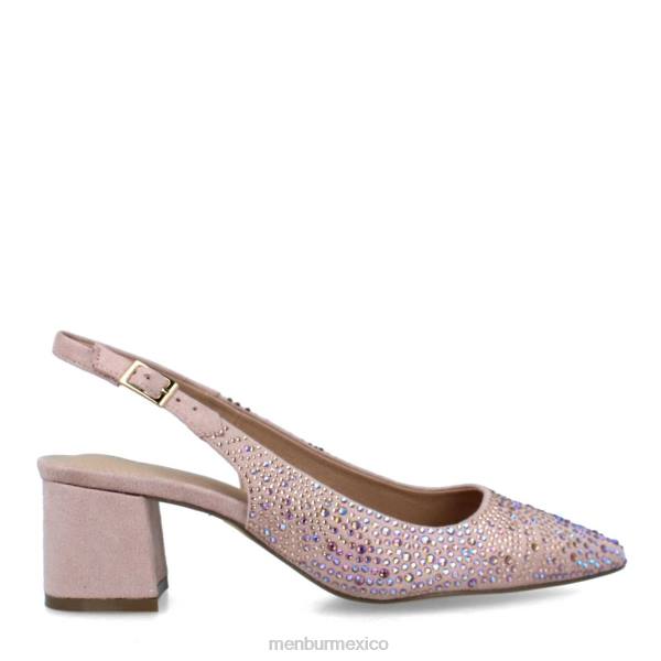 zapato casual elegante Menbur bovolenta maquillaje rosa mujer 04JD549