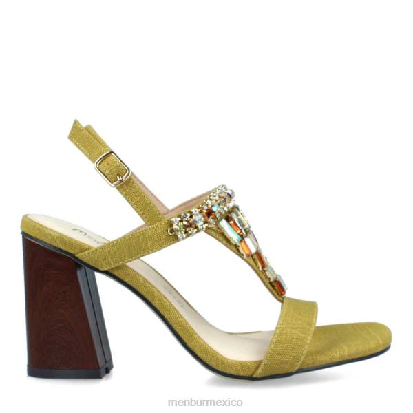 zapato casual elegante Menbur bronce amarillo mujer 04JD3094