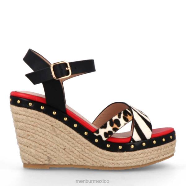 zapato casual elegante Menbur busalla rojo mujer 04JD294