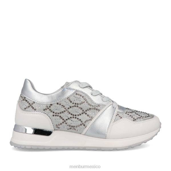 zapato casual elegante Menbur cadarese plata mujer 04JD538